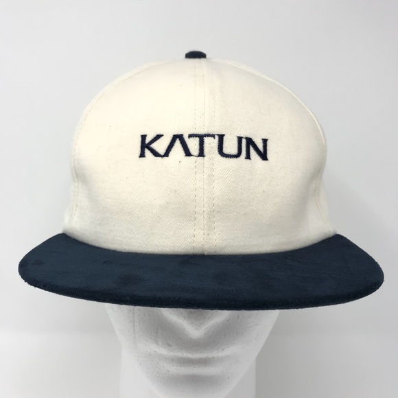 Katun Vintage 80's Strapback Suede White Hat Cap - Picture 1 of 7